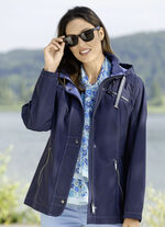 Schal mit Fantasieblüten-Dessin 