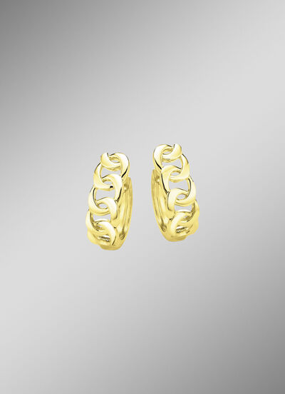 Moderne Creolen mit Klappverschluss 