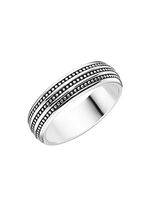 Herrenring für maskuline Eleganz in Silber 