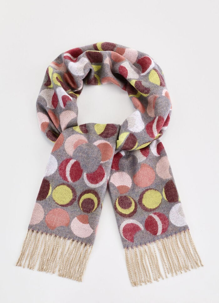 Schal mit Fantasiedessin 