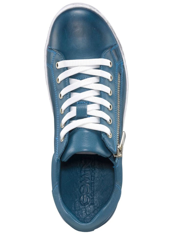 Gemini Schn&uuml;rschuh mit praktischem Seitenrei&szlig;verschluss JEANS