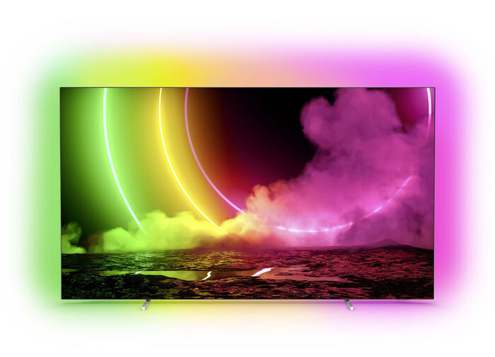 Philips 4K-OLED-Fernseher mit 4-seitigem Ambilight 