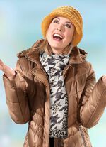 Schal mit Hahnentritt-Dessin 