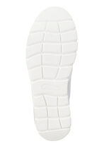 Waldl&auml;ufer Schn&uuml;r-Sneaker mit Metallic-Pr&auml;gung WEISS-EISGRAU-FLIEDER