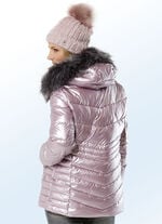 Jacke in Metallic-Optik 