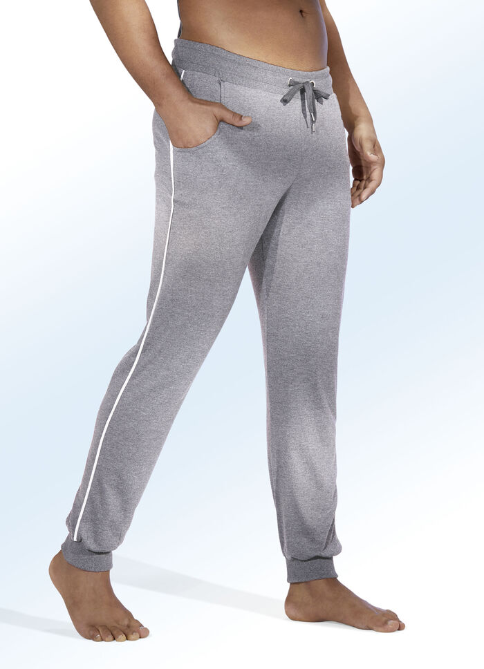 Zweierpack Schlaf- und Freizeithosen, lang, mit Durchzugsband und Schubtaschen 