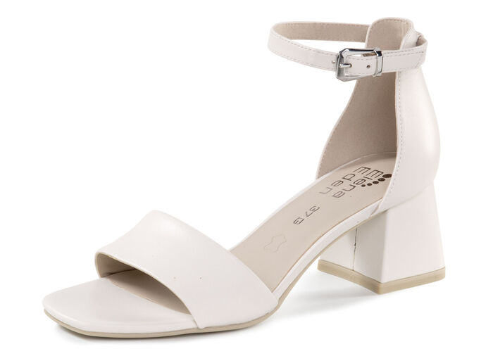 ELENA EDEN Sandalette aus bestem Nappaleder ECRU