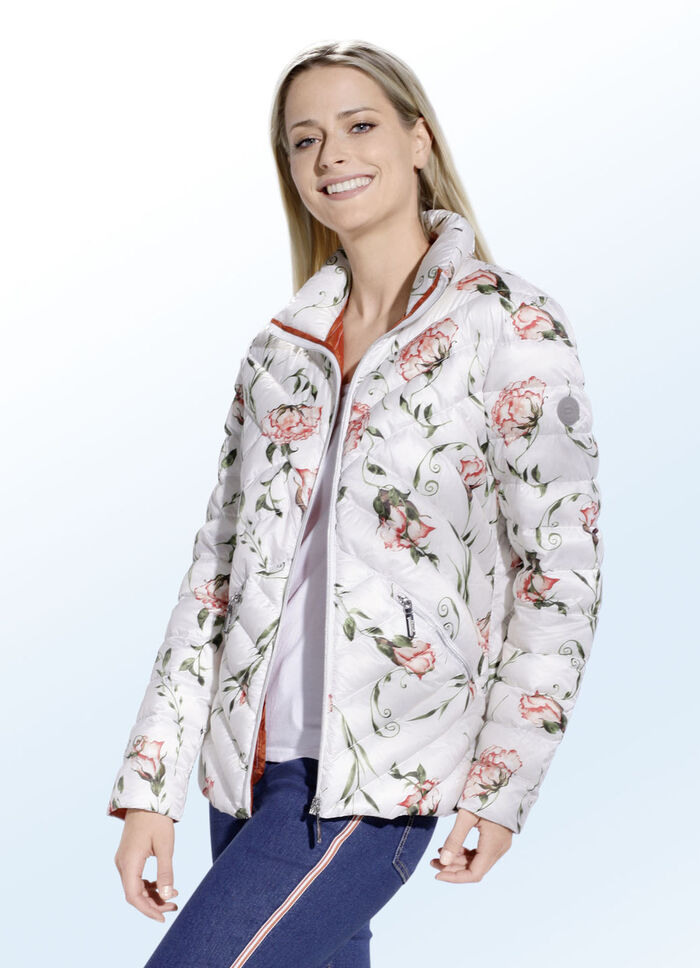 Jacke mit farbbrillantem Inkjet-Druck 