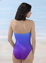 Badeanzug mit abnehmbaren Trägern und Halbkorsage 