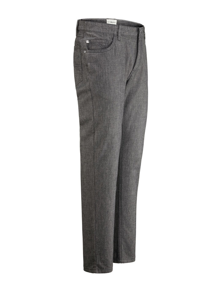 "Redpoint"-Hose in Wolloptik in 3 Farben DUNKELGRAU MELIERT