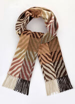 Schal mit Fantasiedessin 