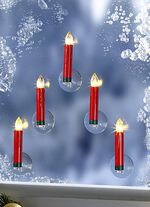 Weihnachtsbaumkerzen-Set, 15-teilig ROT