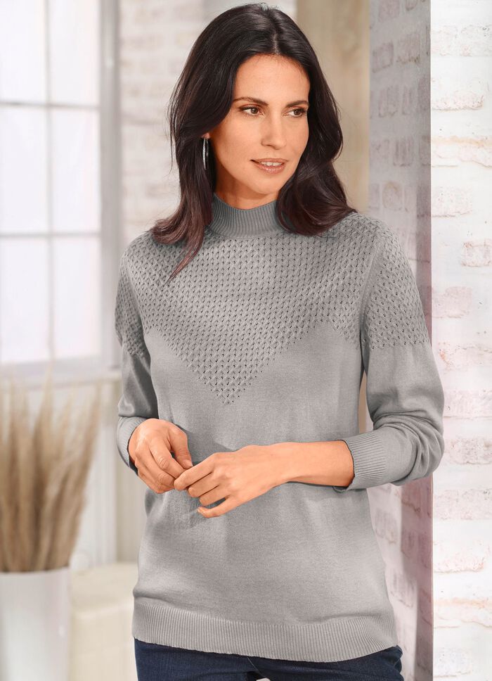 Pullover in Feinstrick 