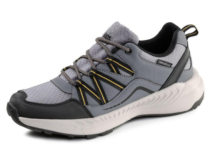 Atmungsaktive Herren-Sneaker, mit Klimamembrane GRAU-SCHWARZ