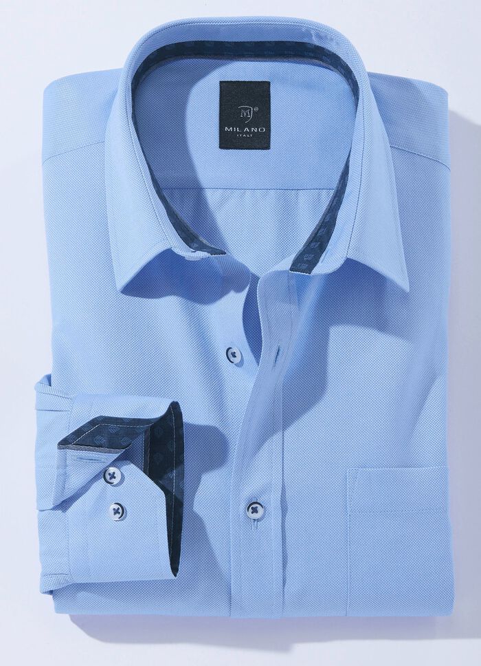 "Milano Italy"-Hemd in 4 Farben BLEU