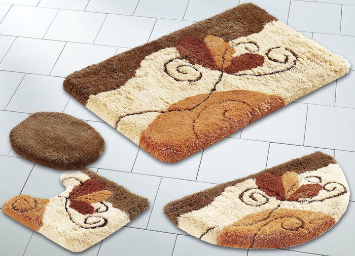 Badgarnitur in Table Tuft Qualit&auml;t BEIGE