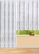 Store mit Bl&auml;tter-Stickerei und Universalschienenband 