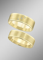 Breiter, massiver Trauring, glänzend/mattiert 