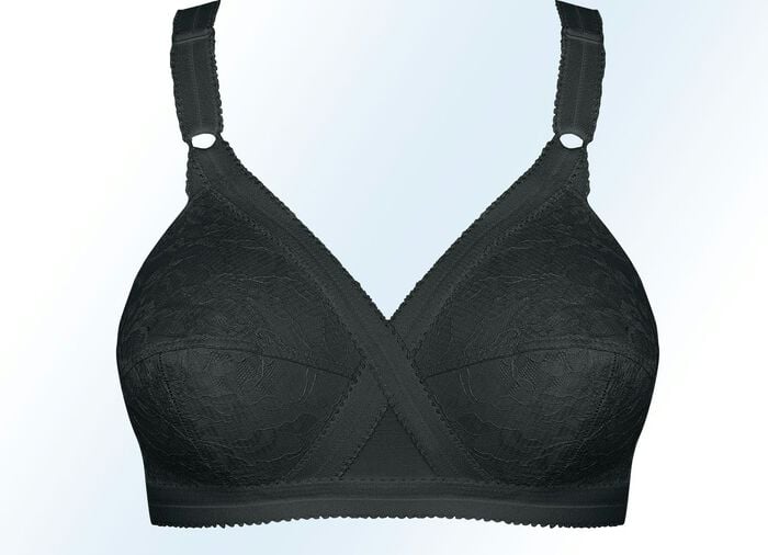 Playtex BH in Zauberkreuz-Schnittform SCHWARZ