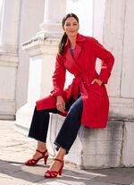 Trenchcoat mit Gürtel 