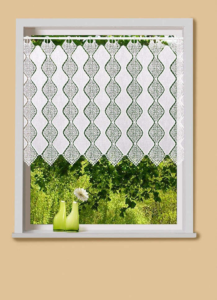 Kurzstore aus edler Macram&eacute;-Spitze 