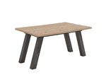 Esstisch mit Auszug GRAFIT-ASTEICHE
