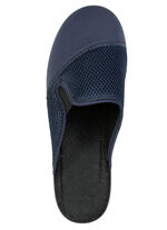 Leichte Herren-Hausschuhe, mit Gummizug MARINE