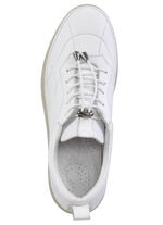 Gemini Sneaker mit dekorativer Steppung WEISS
