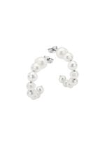 Elegante Creolen mit Süßwasser-Zuchtperlen 