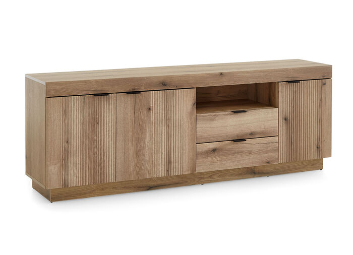 TV-Longboard mit Wandboard EICHE