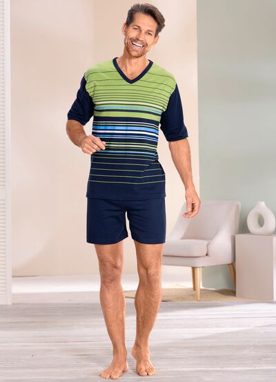 Shorty mit V-Ausschnitt 