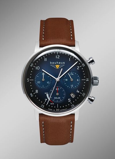 Bauhaus Solar-Herrenuhr 