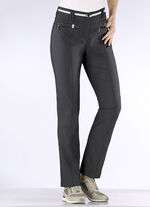 Hose mit sportivem Chic DUNKELGRAU MEL.