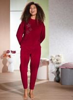 Hausanzug mit Stickereizier 