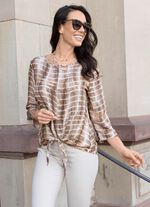 Tunika mit sch&ouml;nem Druck 