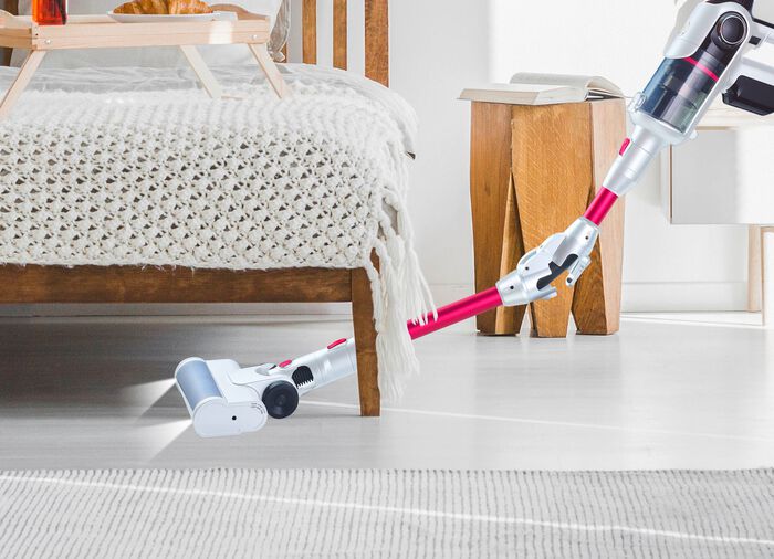 2-in-1 Akku Hand- und Bodenstaubsauger Fusion MX 12 MAGENTA