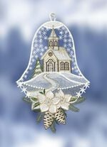 Entzückendes Fensterbild in Glockenform 