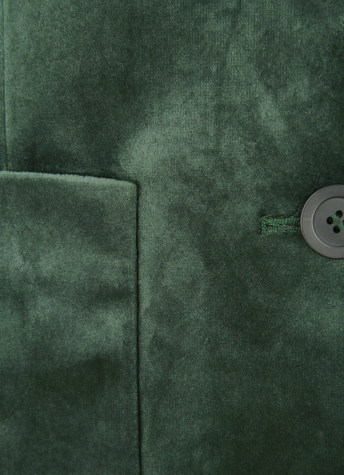 Blazer mit Reverskragen 