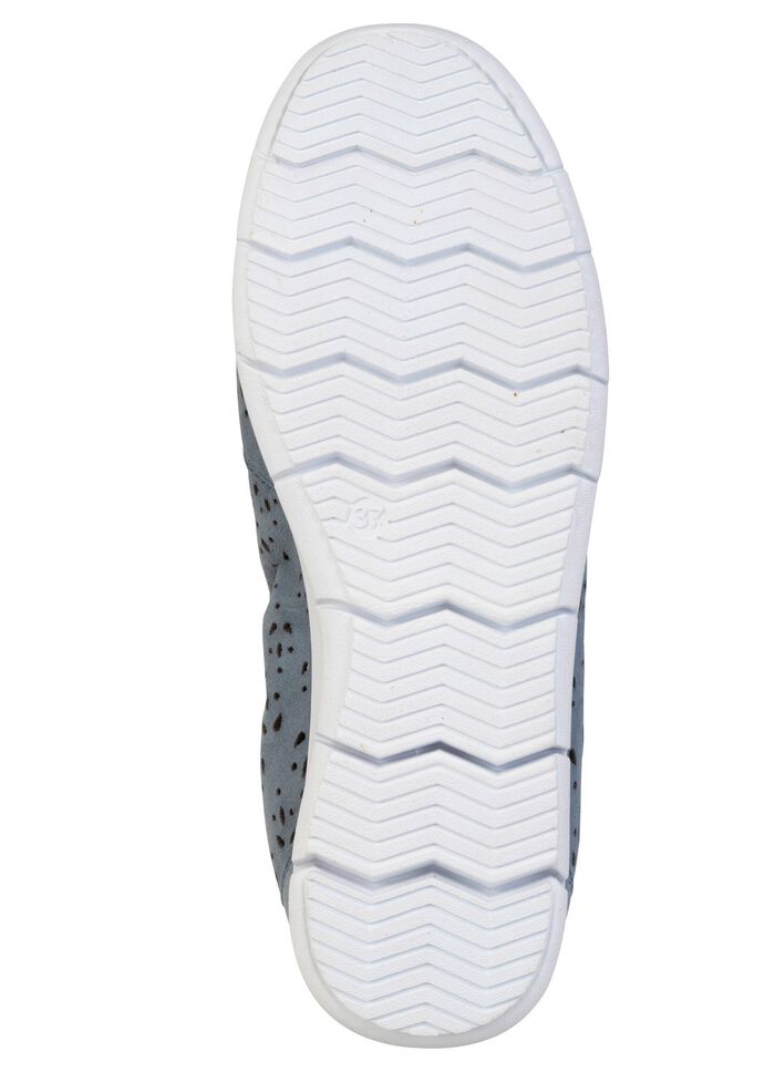 ELENA EDEN, sommerliche Damen-Slipper, Weite G, mit herausnehmbarem Fu&szlig;bett JEANS