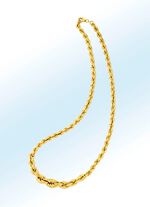 Klassische Kordelketten-Garnitur aus Gold 