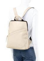 Laurina, Rucksack, Damen, mit zwei verstellbaren Umhängeriemen KIESEL