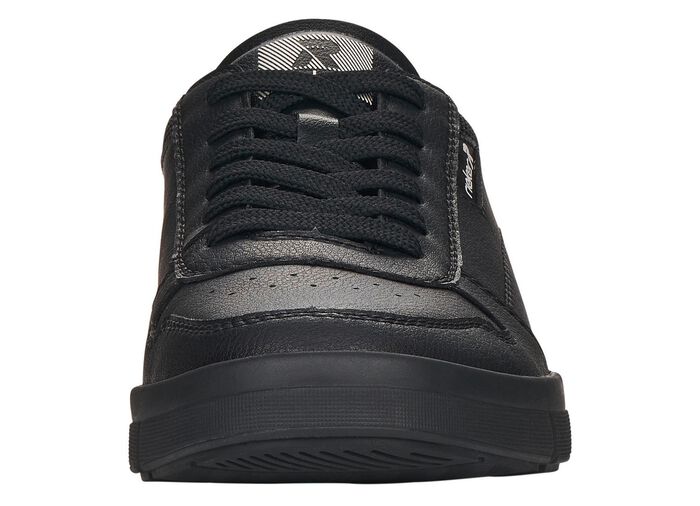 Rieker Schn&uuml;r-Sneaker aus Nappaleder SCHWARZ