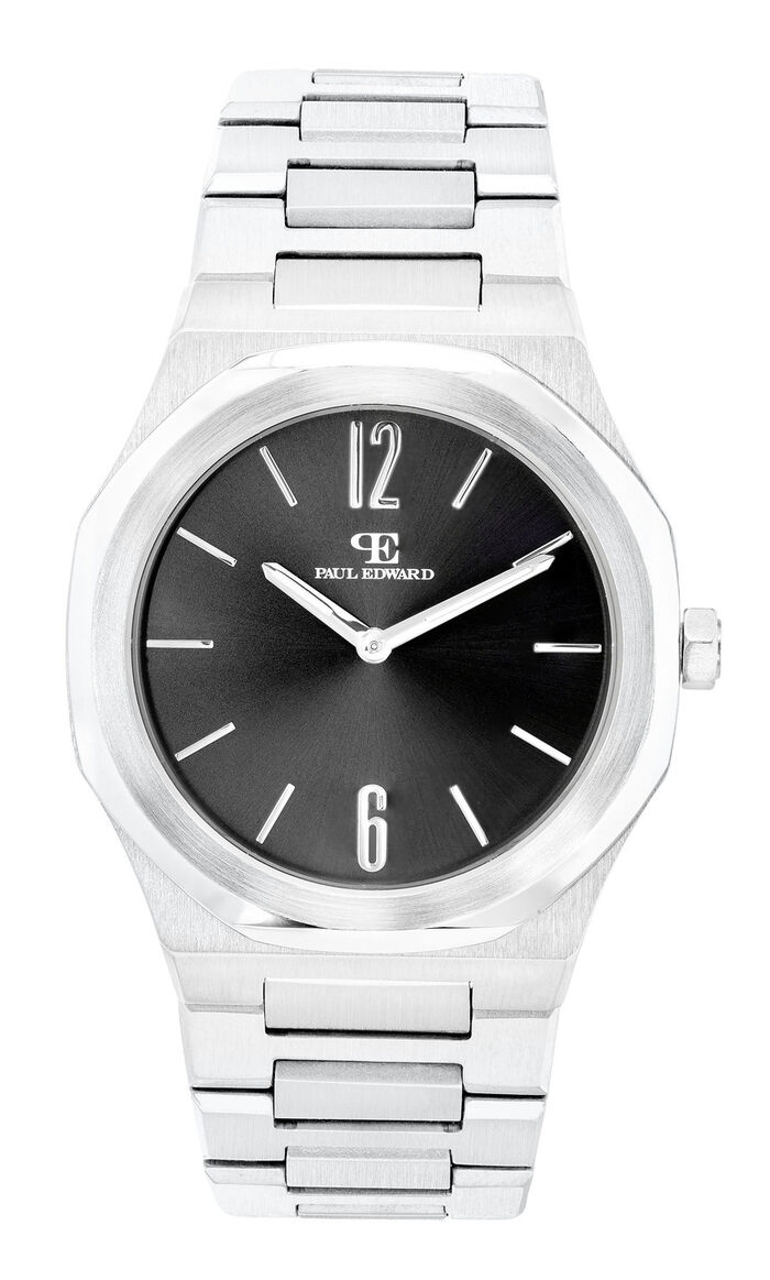 Quartz-Herrenuhr mit Edelstahlbandgehäuse 