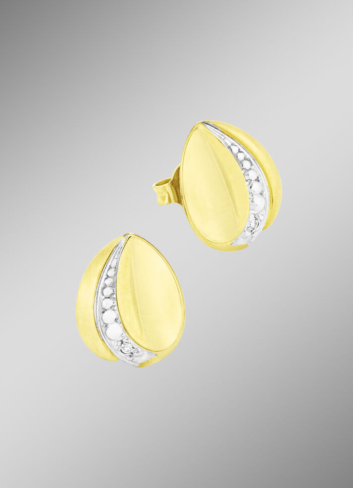 Ohrstecker in Bicolor 