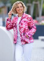 Kurzjacke mit Bl&uuml;tendessin 