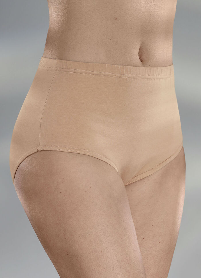 Viererpack Slips mit Gummizug im Bund 