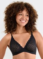 sloggi ZERO Feel-Push-up-BH mit Elastikspitze 