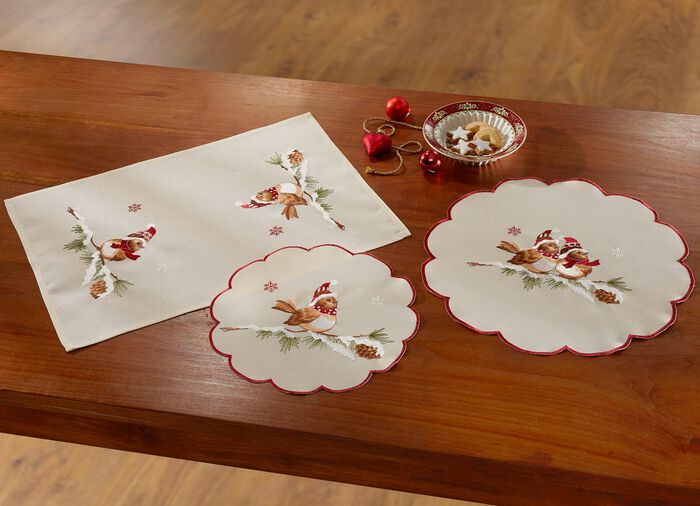 Wunderbar winterliche Tisch- und Raumdekoration 