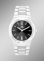 Quartz-Herrenuhr mit Edelstahlbandgehäuse 
