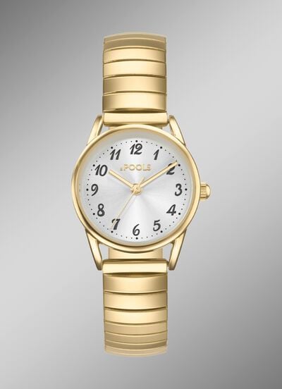 Zeitlose Quartz-Damenuhr Pools 1989 mit Zugband 